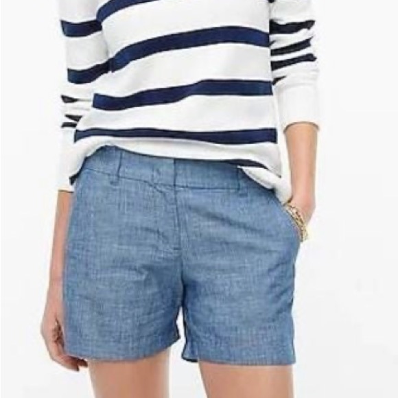 J. Crew Classic Chambray Shorts - Picture 5 of 7